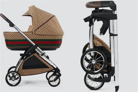 silver gucci chair|Gucci pushchair.